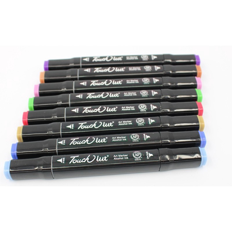 24 Colors Dual Head Marker Copic Sketch Marker Pens