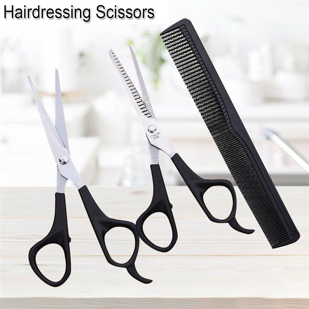 [Hàng mới về] ANEMONE Bộ 3 dụng cụ cắt tỉa tóc chuyên nghiệp tiện lợi cho thợ cắt tóc