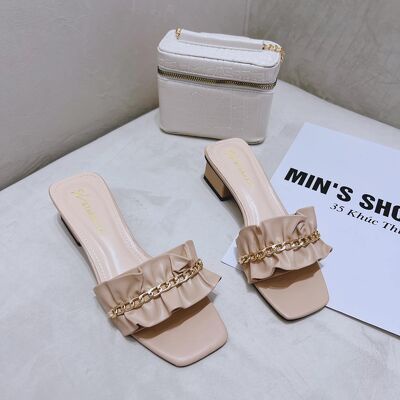 Min's Shoes - Giày guốc da mềm S361