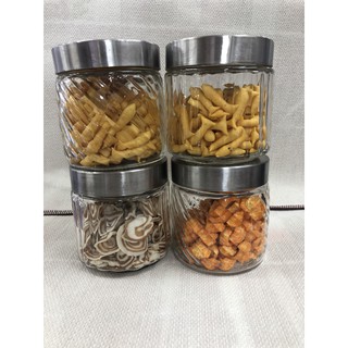 Combo 4 hũ thủy tinh nắp vặn 5023s - 5017s