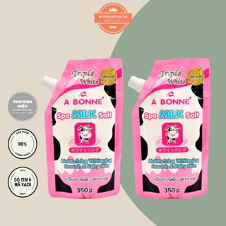 Muối tắm sữa bò tẩy tế bào chết A Bonne Spa Milk Salt Thái Lan 350gr