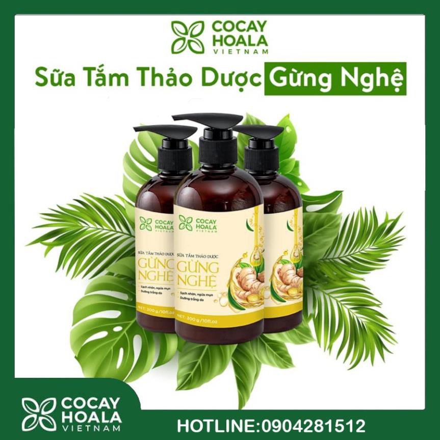 Sữa Tắm Thảo Dược Tinh Dầu Gừng Cocayhoala 300ml | BigBuy360 - bigbuy360.vn