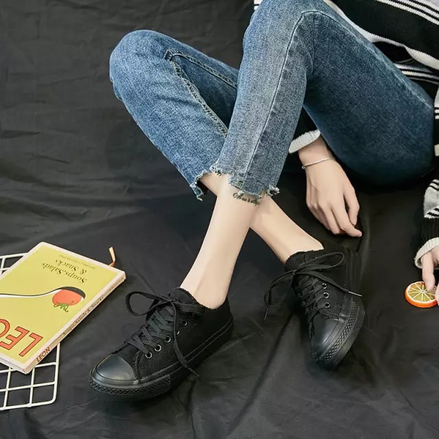 Giày⚡ [ CONVERSE + Full Box ] ⚡Đen Nam Nữ [ Cổ Thấp - Cổ Cao ] . Sneaker CV 1970s Cao Cấp HCM