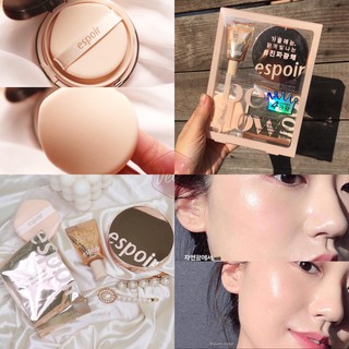 Set Phấn nước Espoir Pro Tailor Be Glow Cushion SPF42 PA++