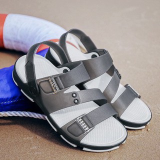 Sandal nam quai nhựa ghi xám