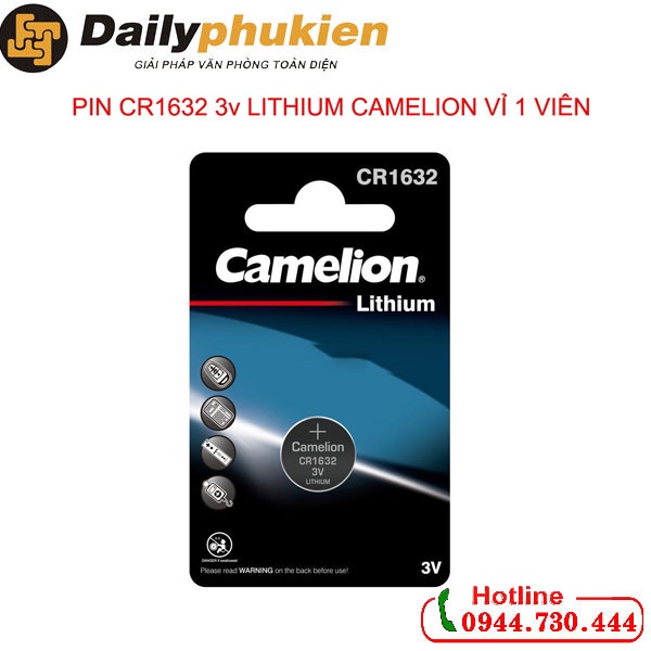 Pin Camelion CR1632-BP1 Lithium 3V dailyphukien