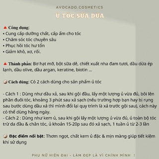 𝐒𝐀𝐌𝐏𝐋𝐄 𝐔̉ 𝐓𝐎́𝐂 - Mẫu dùng thử Ủ - xả tóc
