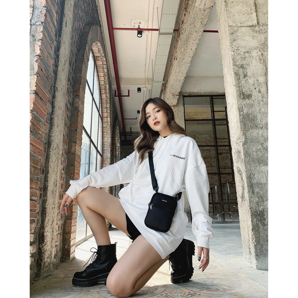 Túi đeo chéo unisex Mini Oxford thương hiệu Leonardo