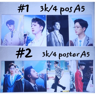(Có sẵn) Sale poster A5 Bae Jinyoung / Guanlin
