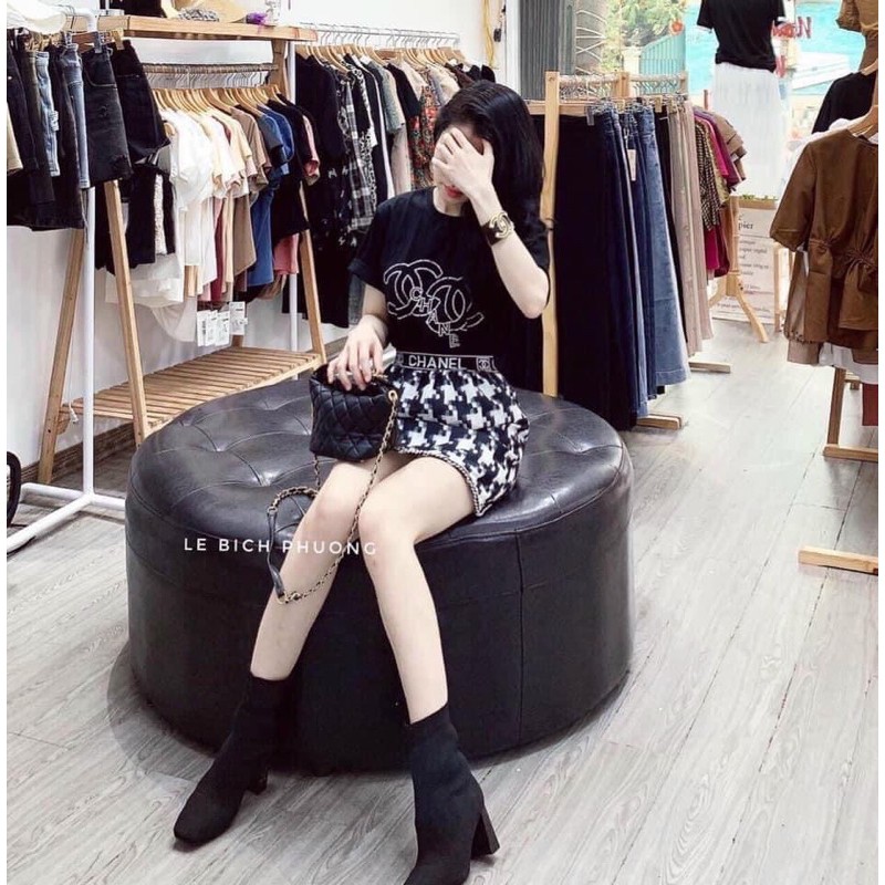 [Mã FAGREEN245 giảm 10% tối đa 30K đơn 99K] Set phông CNL + chân váy zizac | BigBuy360 - bigbuy360.vn