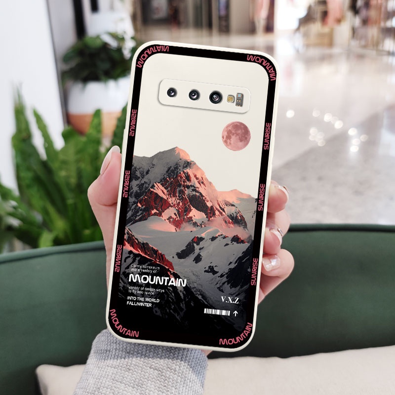 Ốp Điện Thoại Mềm Họa Tiết Bình Minh Sáng Tạo Cho Samsung Galaxy S10 S10E Plus S9 Plus