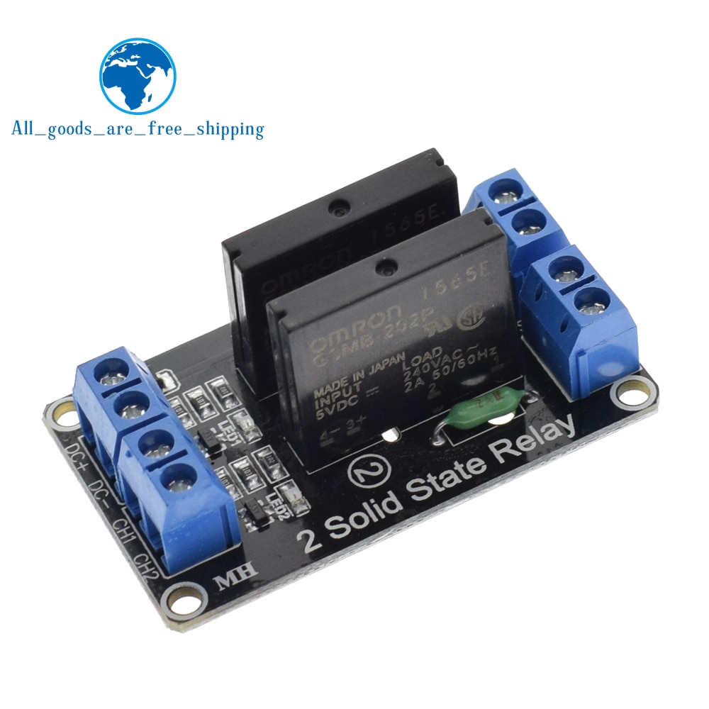 Mô Đun Rơ Le Thể Rắn 5v 1 2 4 8 Kênh Omron Ssr 250v 2a Cho Arduino | BigBuy360 - bigbuy360.vn
