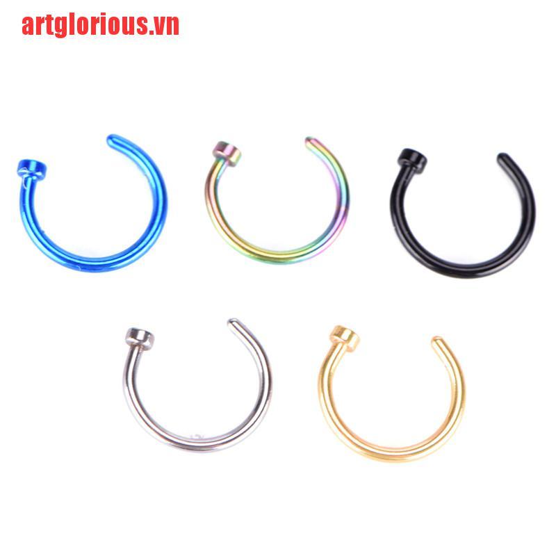 Khuyên Mũi Bằng Thép Phẫu Thuật Thiết Kế Mỏng