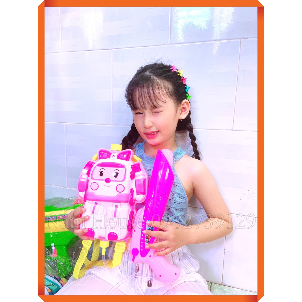 Súng nước đồ chơi ⚡FreeShip⚡ Ba lô súng nước loại lớn - Nhựa ABS cao cấp an toàn cho bé