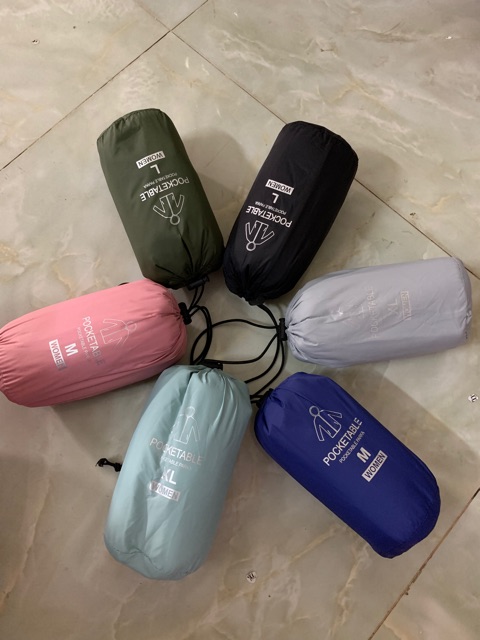Áo Gió Hai Lớp BL Fashion (Kèm Túi Cuộn + Túi Trong)
