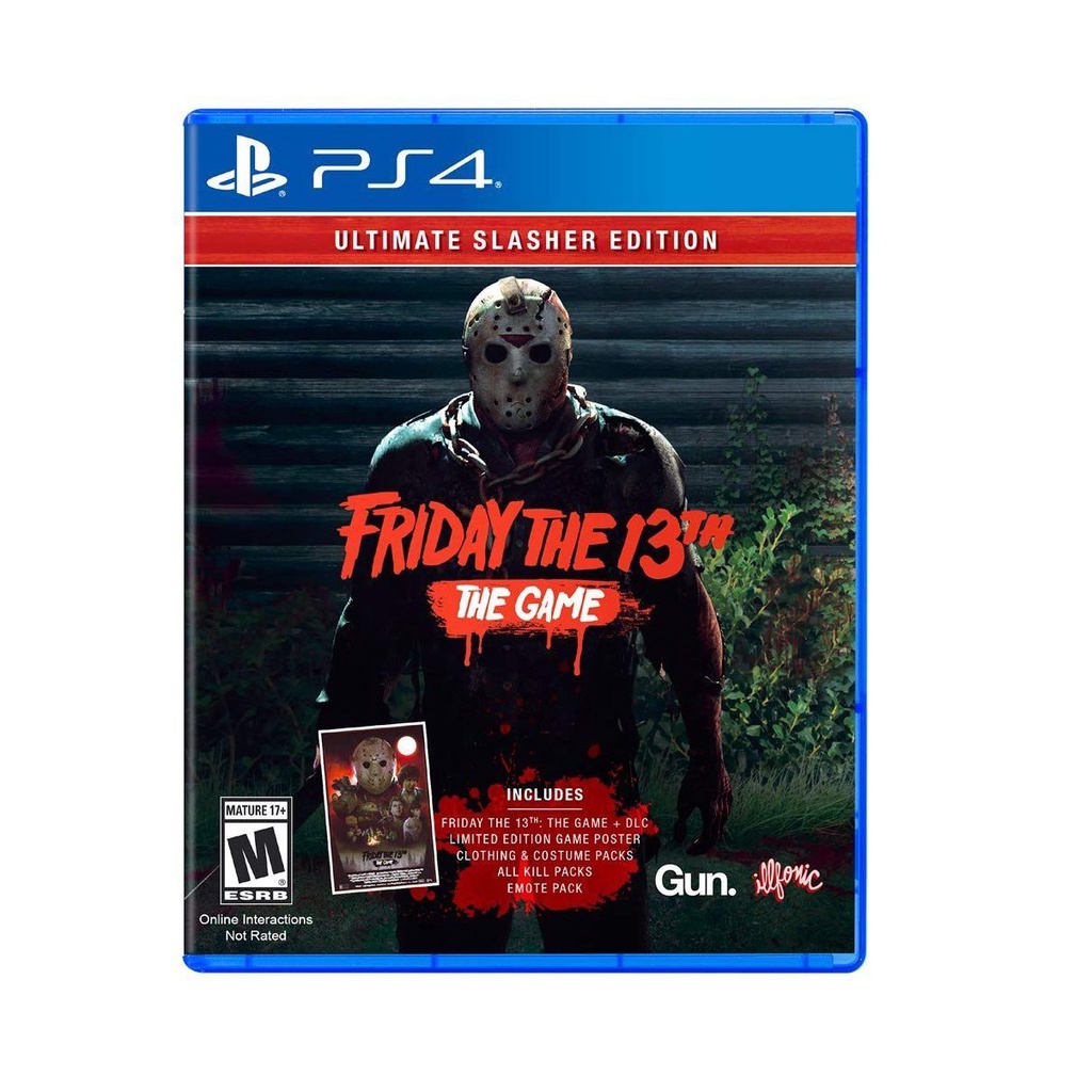 Đĩa Game Ps4 Friday The 13th Ultimate Slasher Edition