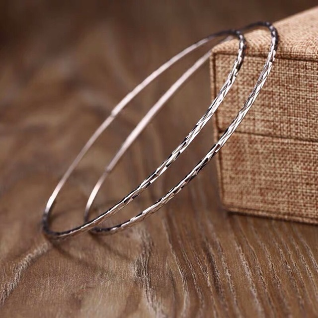 Khuyên tai vòng tàu vòng to phay đường kính 7cm bạc thật mạ vàng trắng xi kim