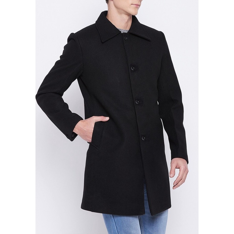 Khoác dạ Hagaco wool blend overcoat xuất Hàn dành cho Nam. Chất vải pha wool cao cấp.
