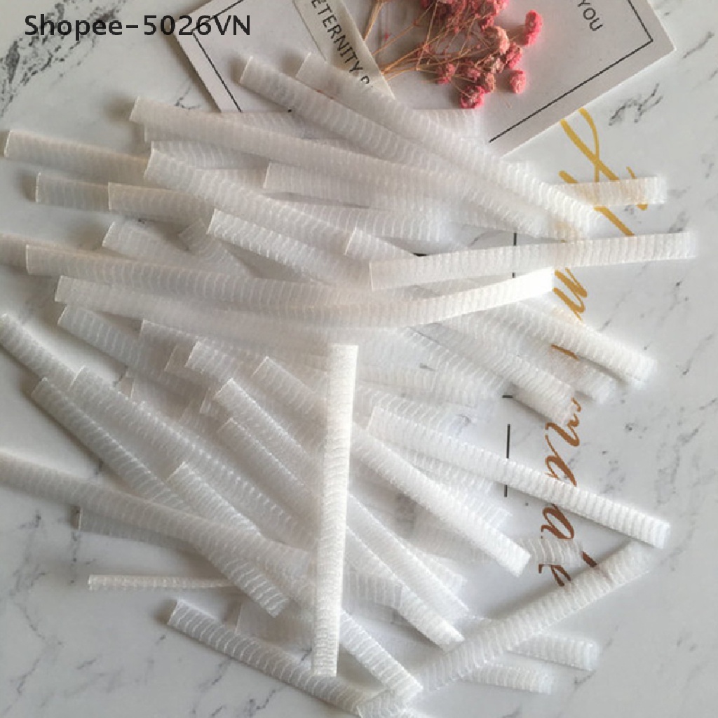 Set 50 Cọ Trang Điểm Lưới Rộng 1cm Có Vỏ Bọc Bảo Vệ Cọ Trang Điểm