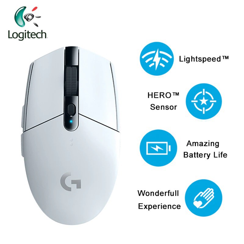 Chuột game không dây Logitech G304 Lightspeed, Hero Sensor max 12.000DPI
