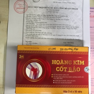 Hoàng kim cốt bảo mua 6 hộp tặng 1 hộp