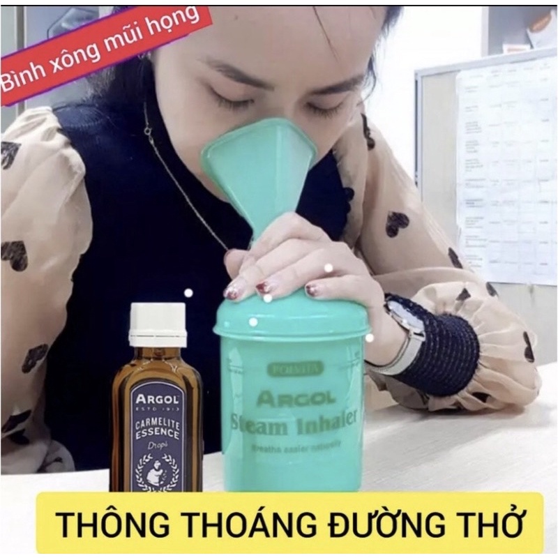 Bình xông mũi tinh dầu ARGOL STEAM INHALER 350ml