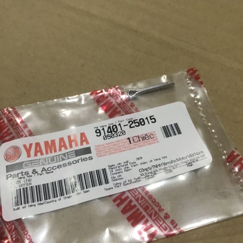 91401-25015 | Chốt chẻ YAMAHA (Chính hãng)