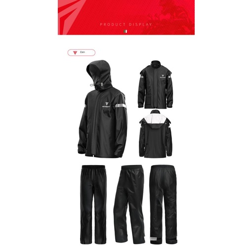 Bộ áo mưa cao cấp MOTOWOLF MDL0401