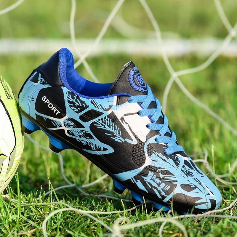 Giày Đá Bóng Cổ Cao Size 34-38 A354t 8 e5m88 Thời Trang Mùa Xuân Cho Bé