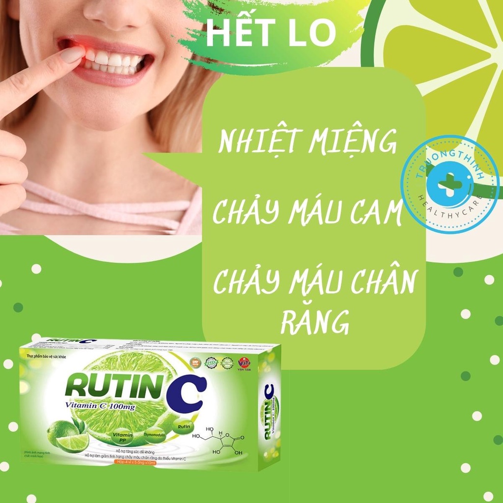Vitamin C RUTIN C 100mg dạng siro