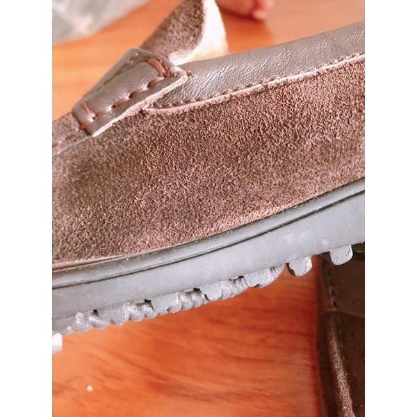 Sét 2 món giày da thật kèm đồng hồ Nhật