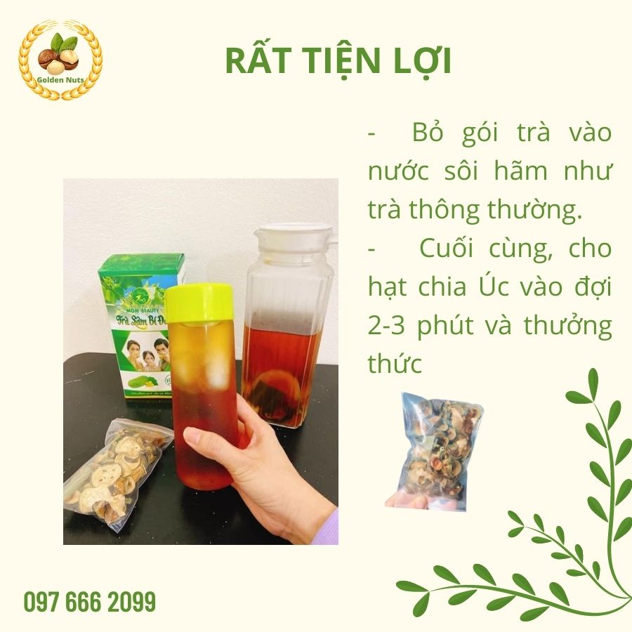 Trà sâm bí đao thanh nhiệt giảm béo, eo thon, giải độc cơ thể, lợi tiểu | BigBuy360 - bigbuy360.vn