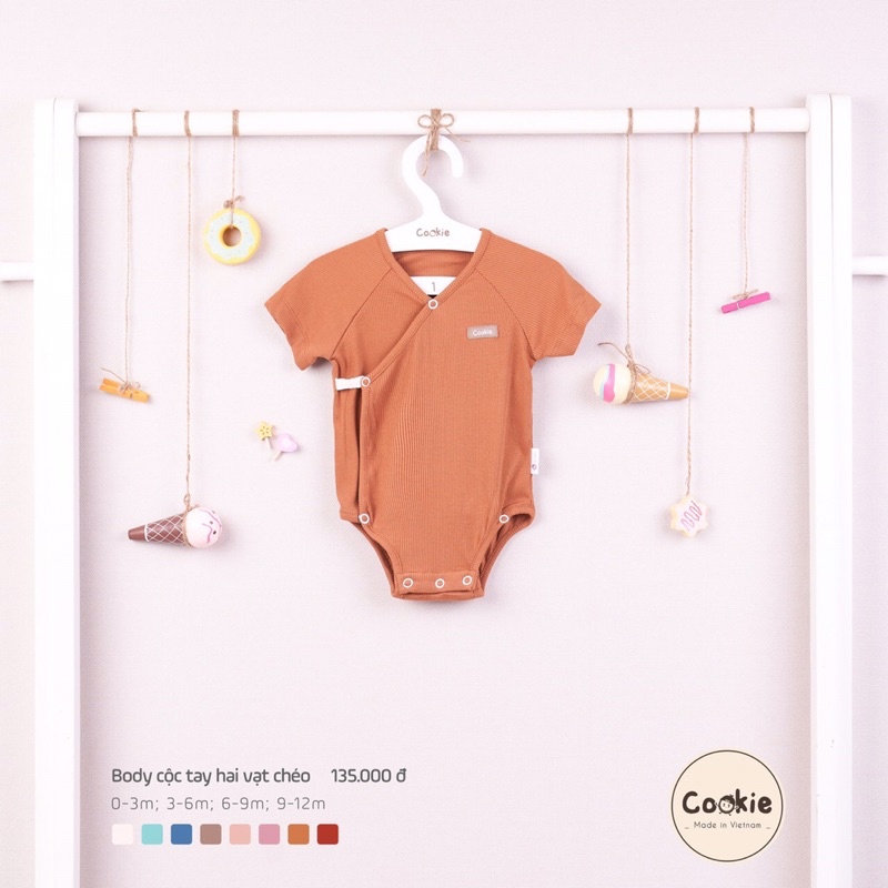 Body cộc tay 2 vạt chéo Cookie | BigBuy360 - bigbuy360.vn