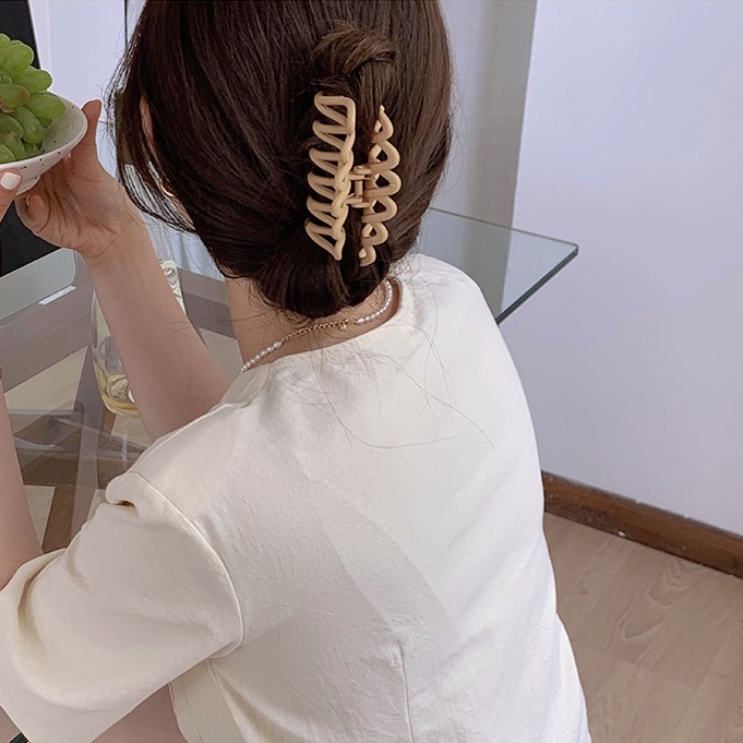 Kẹp Tóc Kẹp Càng Cua LIN Phong Cách Hàn Quốc