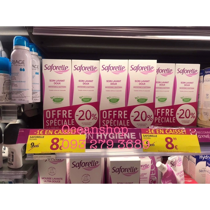 Dung dịch vệ sinh Saforelle 250ml - 500ml