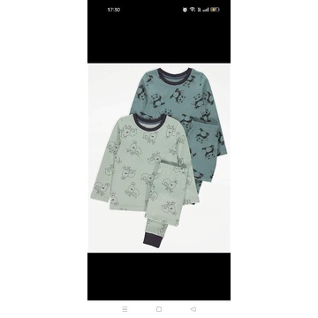 Set quần áo cotton mỏng bé trai George uk