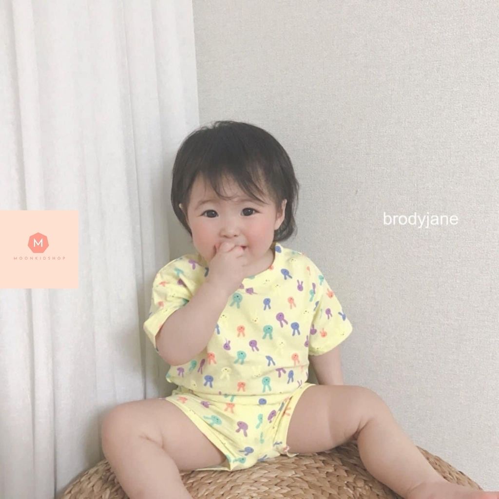 Bộ Minky Mom Cộc Tay Cho Bé️Cotton 100%️bộ thỏ ngắn tay,minky mom chính hãng,quần áo cộc cho bé,Đồ con nít 6-19