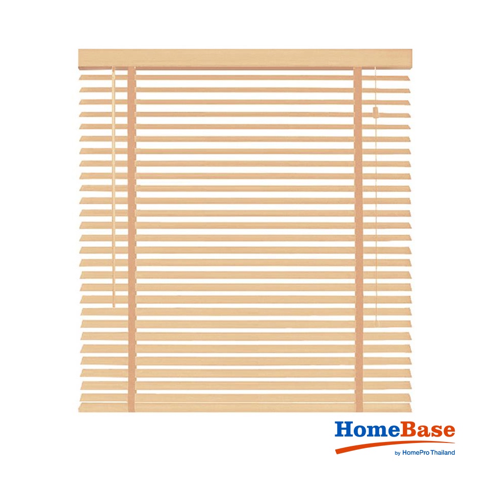 Homebase HLS Rèm/màn cửa cuốn FAUX WOOD bằng nhựa PVC 120X130CM màu be