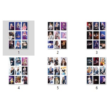LOMO CARD 54 ảnh thành viên BLACKPINK - ROSÉ NEW TWITTER