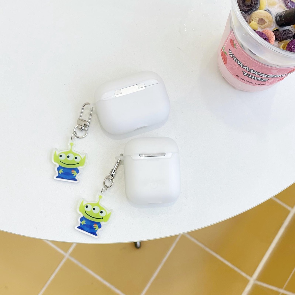 Vỏ Bảo Vệ Hộp Sạc Tai Nghe Bluetooth Apple Airpods pro/Air Pod 3 2 1 Bằng Silicone Họa Tiết Hoạt Hình