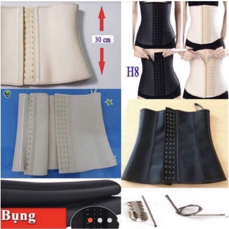 ĐAI NỊT BỤNG LATEX 9 XƯƠNG 25CM