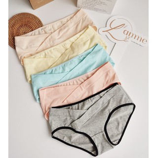Quần lót bầu set cotton, 1 set 5 chiếc, mát nhẹ thoáng khí cho các mẹ bầu sản phẩm của LAMME