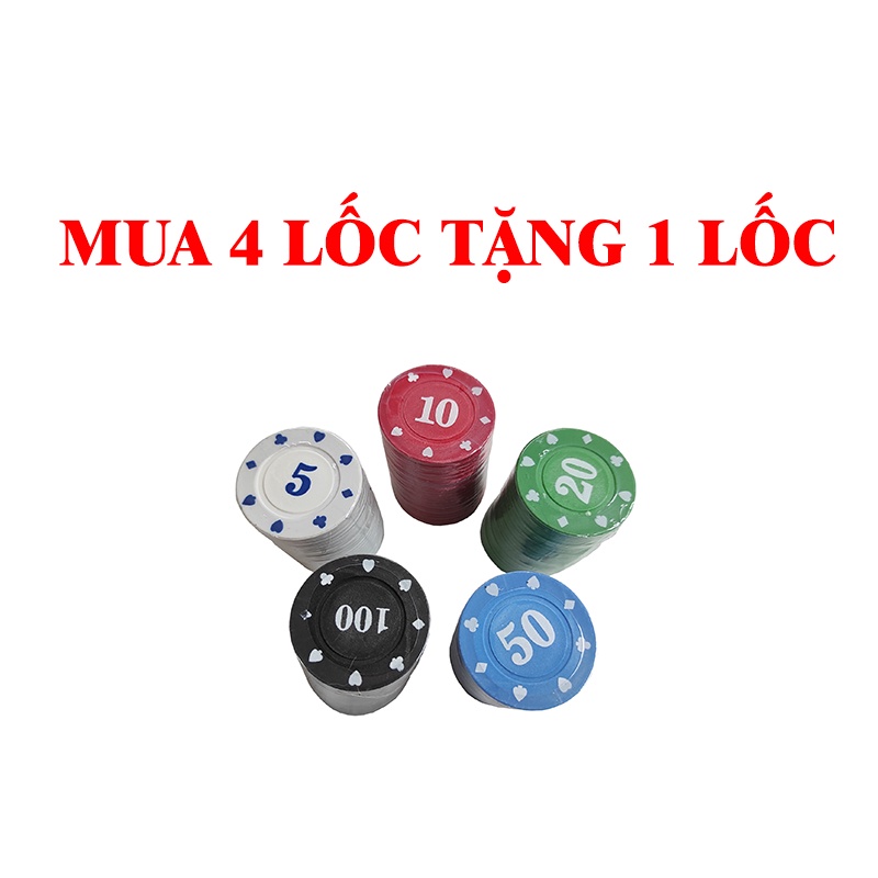 Lốc 20 chip phỉnh Poker