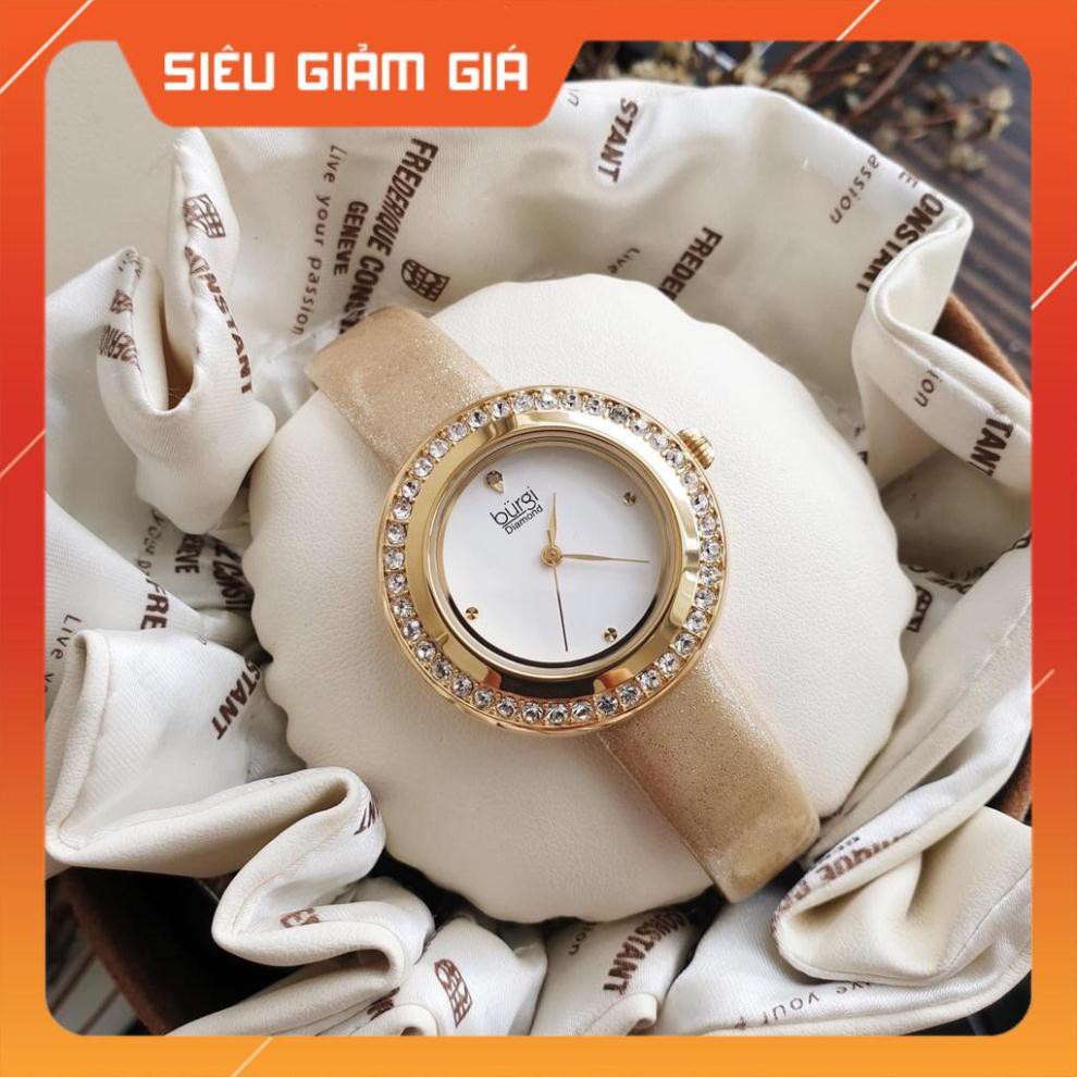 Đồng hồ nữ BURGI BUR265 viền đá Full Box ⚜️Hàng Authentic⚜️