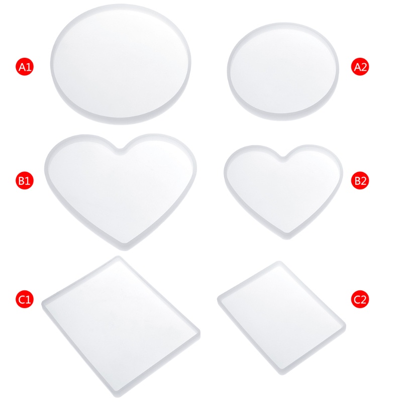 Sa Khuôn Nhựa Hình Chữ Nhật 3D Làm Đồ Trang Trí