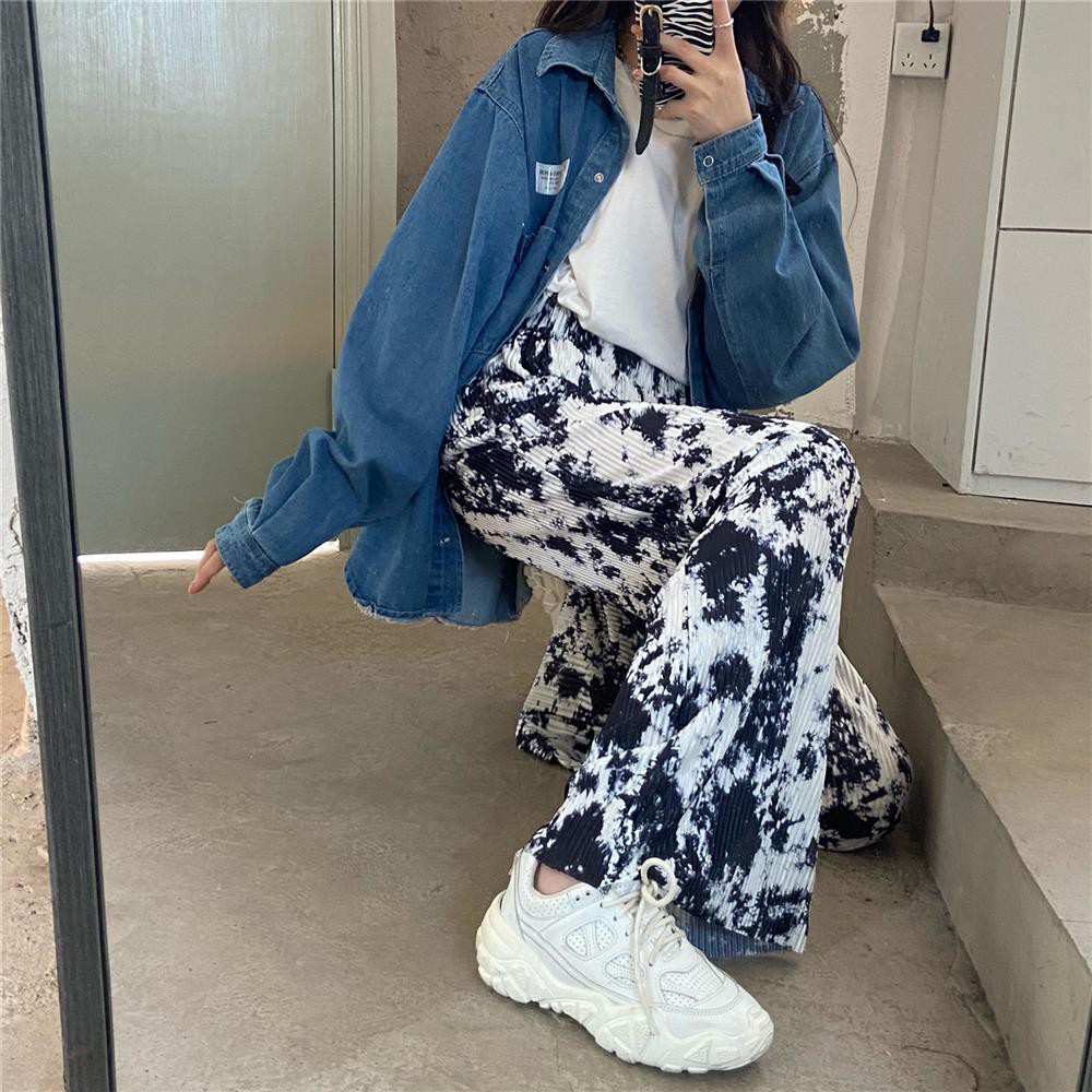 quần ống rộng Họa Tiết Thời Trang Dành Cho Nữ | BigBuy360 - bigbuy360.vn