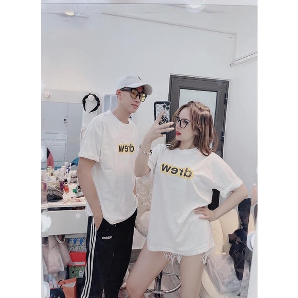[CÓ ẢNH THẬT] Áo Thun Tay Lỡ DREW Form Rộng  - Áo Phông Tay Lỡ Unisex