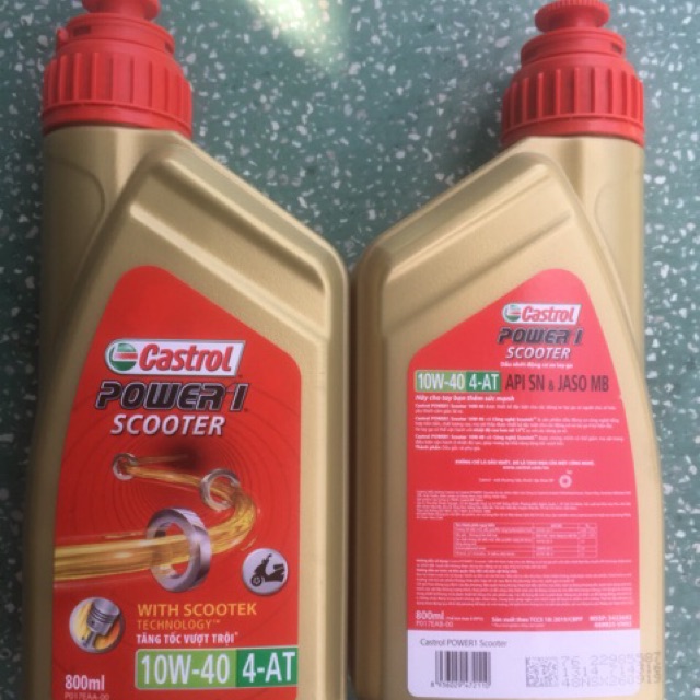 Nhớt castrol power tay ga chính hãng