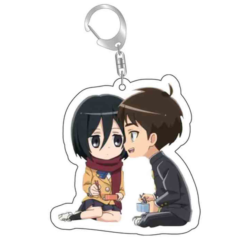 Tmdbyx Móc Khóa Nhựa Acrylic Họa Tiết Hoạt Hình Attack on Titan