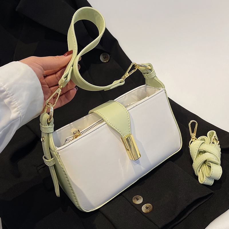 IELGY Túi Đeo Vai Có Thể Điều Chỉnh Màu Sắc Tương Phản Chất Lượng Cao Cho Nữ